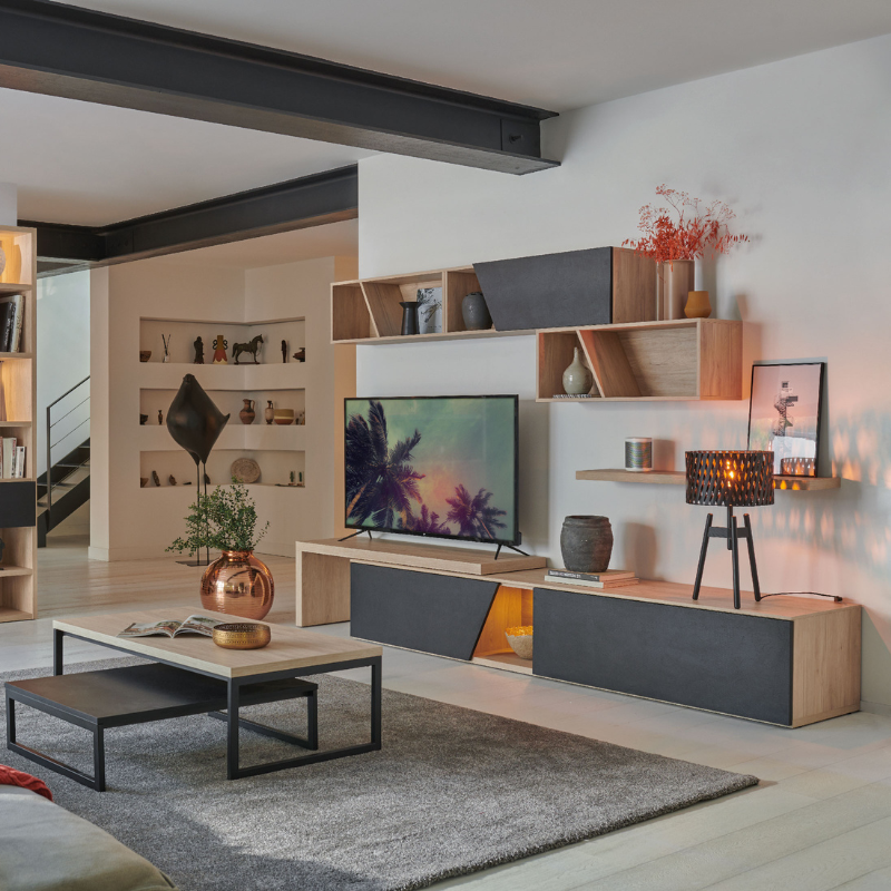 Créez un salon unique et sur-mesure avec le meuble composable