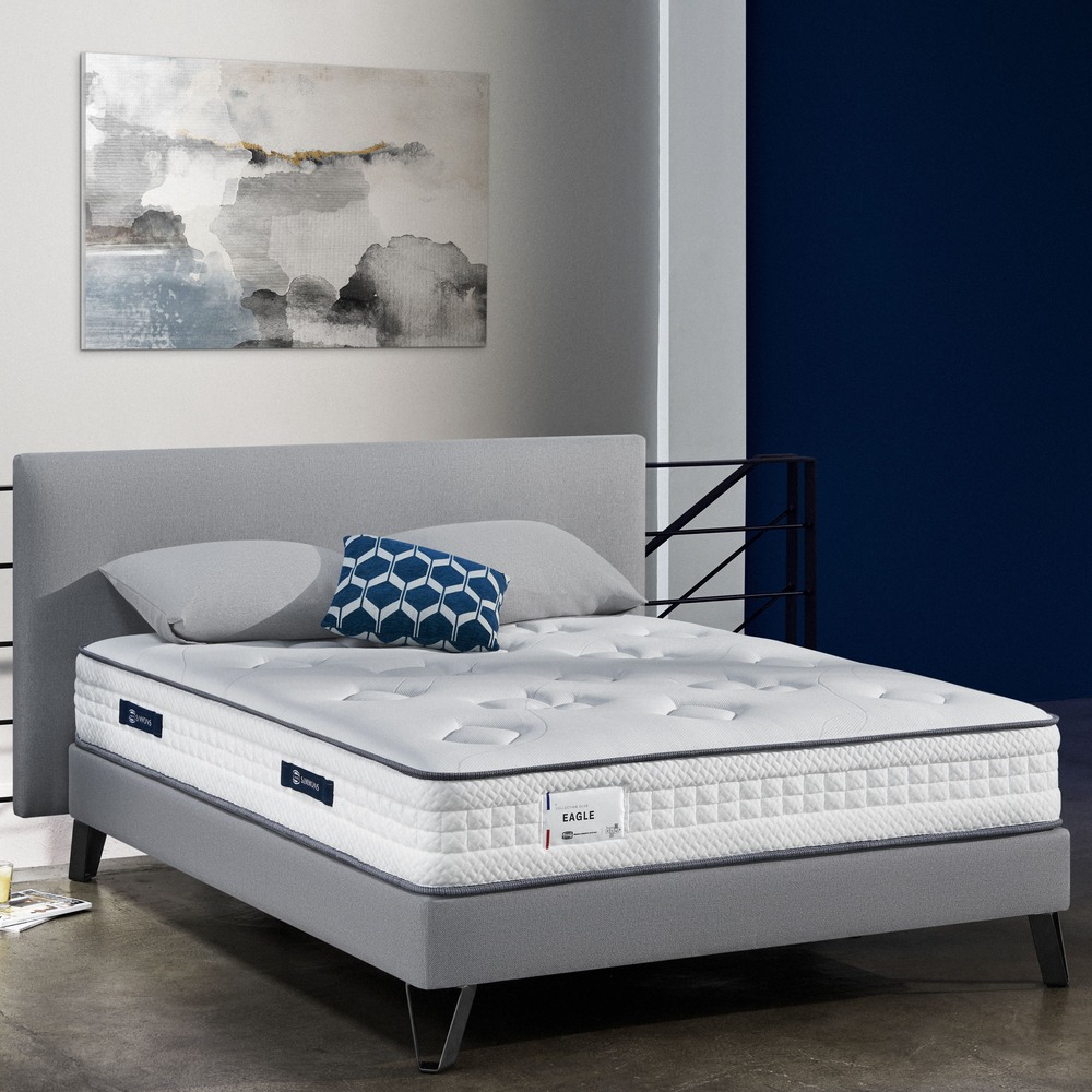 Matelas ressorts ensachés et mousse