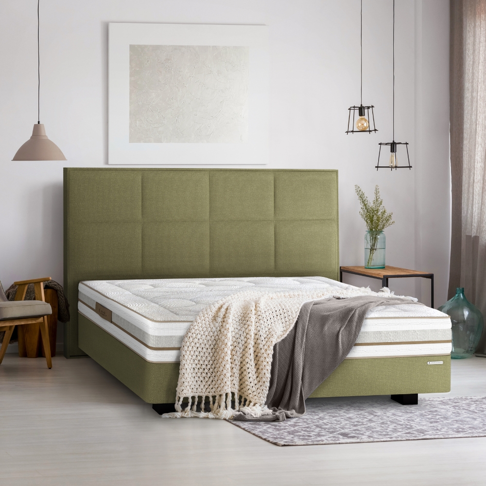 Matelas ressorts ensachés et mousse