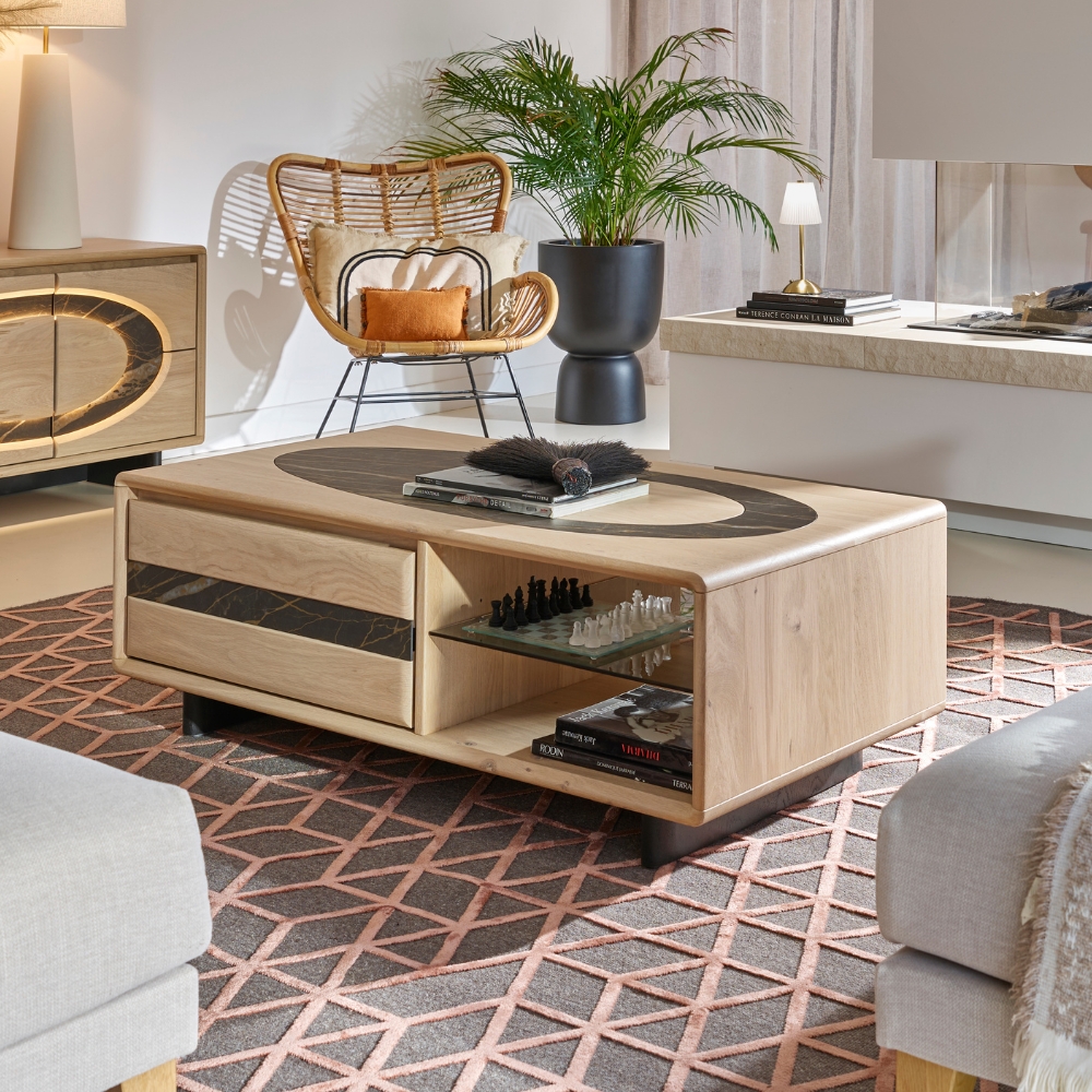 Table basse 1 tiroir