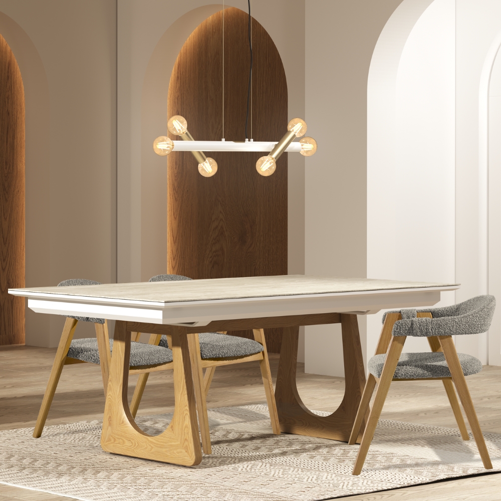 Table de repas extensible