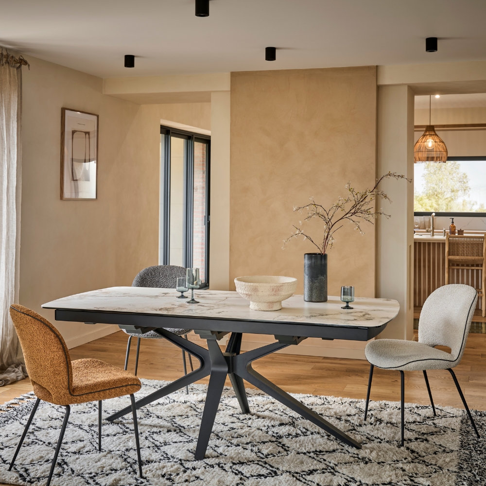 Table extensible céramique