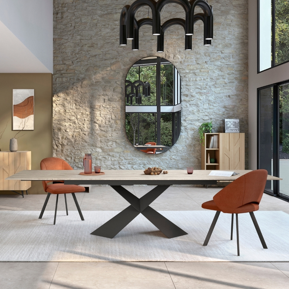 Table extensible céramique