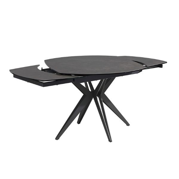 Table 130x100 - 2 allonges en bout de 30 cm