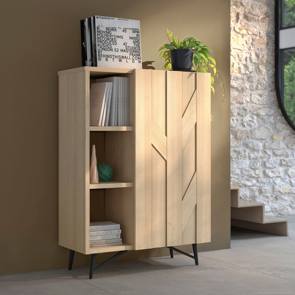 Vaisselier 1 porte 3 niches