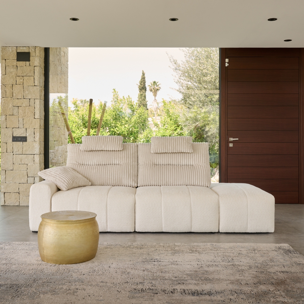 Canapé modulable et coulissant