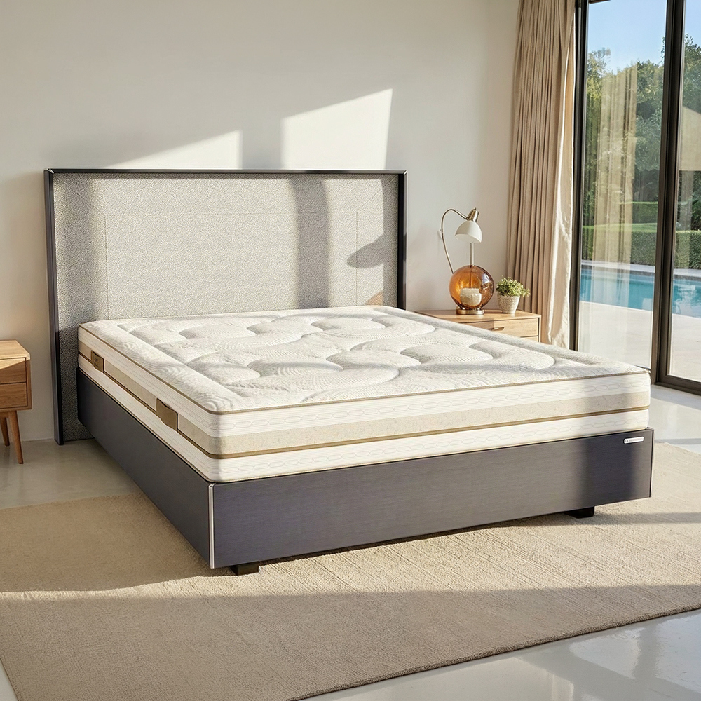 Matelas ressorts ensachés et mousse