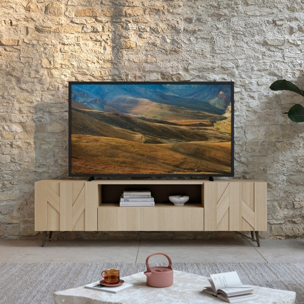 Meuble TV 2 portes 1 tiroir