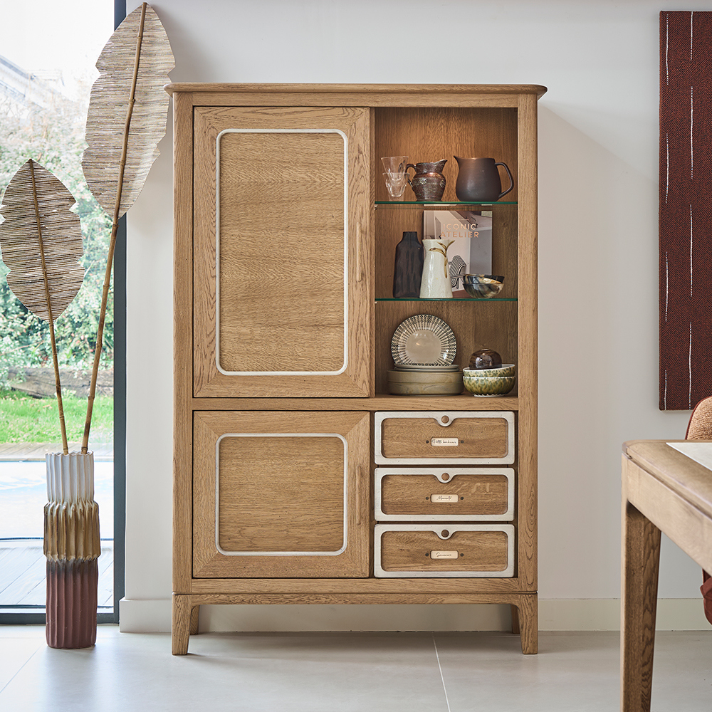 Vitrine 3 portes 1 niche