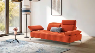 Canapé orange ASPEN