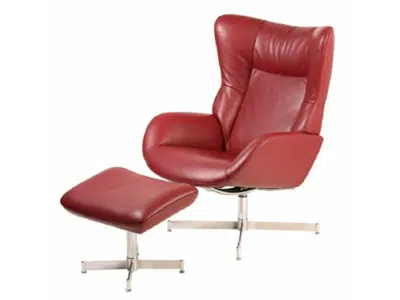 Fauteuil + repose pieds