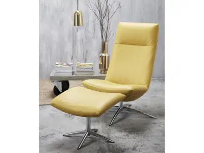 Fauteuil + pouf