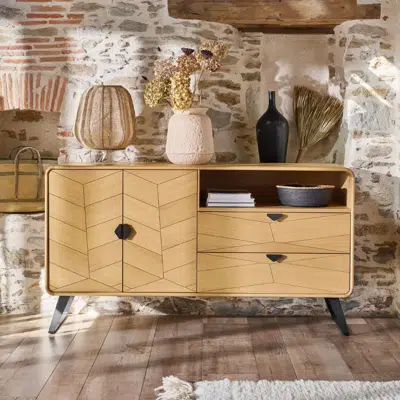 Buffet 2 portes 2 tiroirs