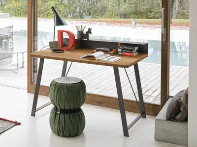 Bureau écritoire avec casiers