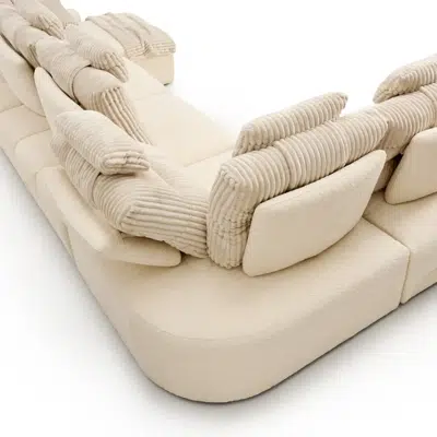Canapé modulable et coulissant