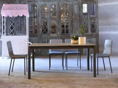 Chaise tissu