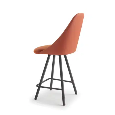 Chaise snack pivotante