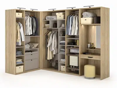 Dressing d'angle composable