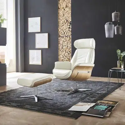 Fauteuil relax avec repose-pieds