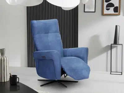 Fauteuil relaxation pivotant électrique