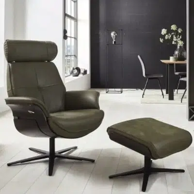 Fauteuil relax avec repose-pieds