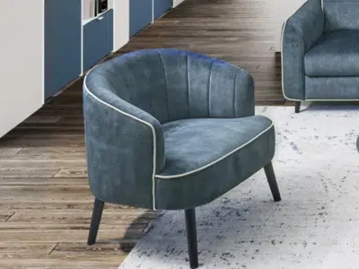 Fauteuil déco LYDIE