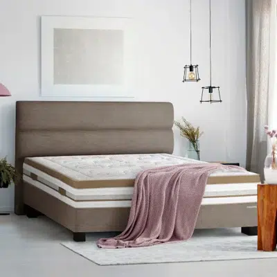 Matelas ressorts ensachés et mousse