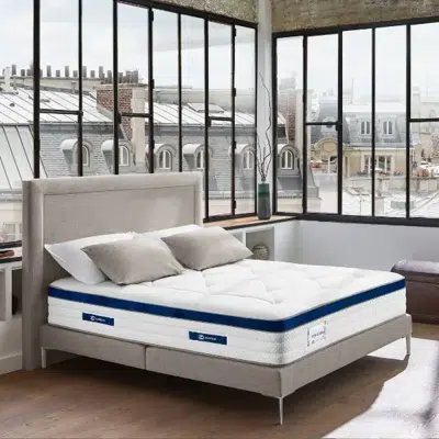 Matelas ressorts ensachés et mousse