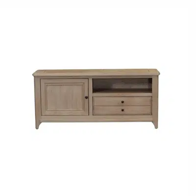 Meuble TV 2 portes 1 tiroir 1 niche