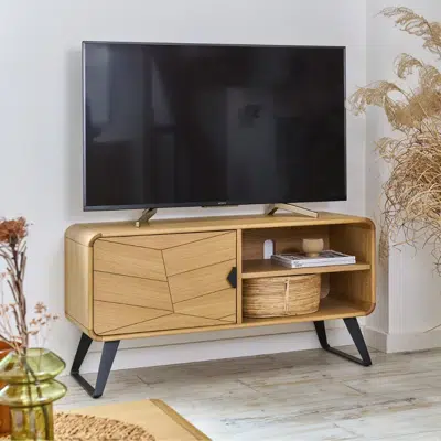 Meuble TV Hifi 2 portes 1 niche
