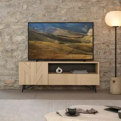 Meuble TV 2 portes 1 tiroir