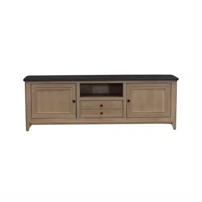 Meuble TV 2 portes 1 tiroir 1 niche