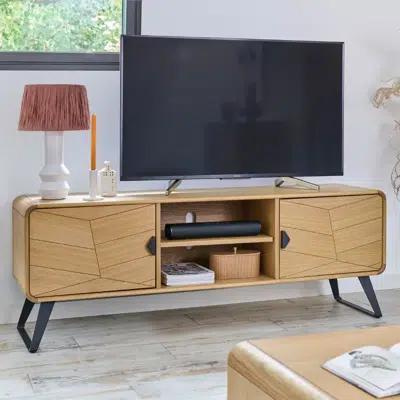 Meuble TV Hifi 2 portes 1 niche
