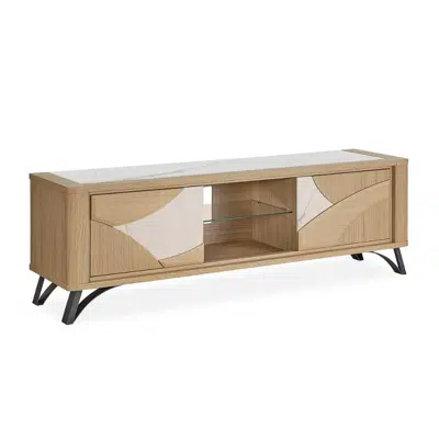Meuble TV Hifi 2 portes