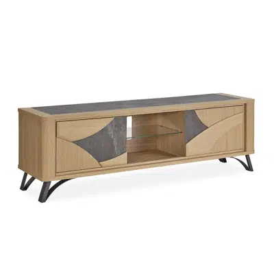 Meuble TV Hifi 2 portes