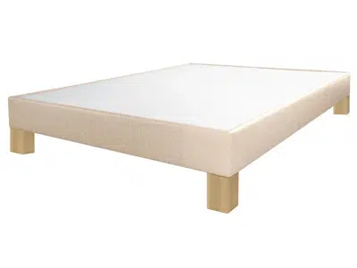 Sommier tapissier ou simili cuir 18 cm