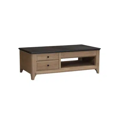 Table basse relevable 1 tiroir