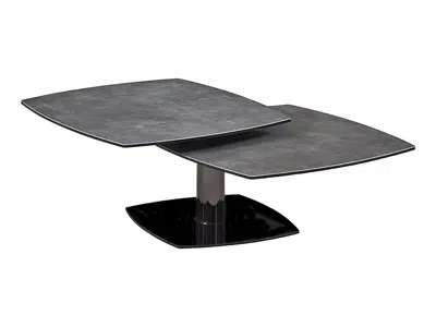 Table basse carrée dessus céramique