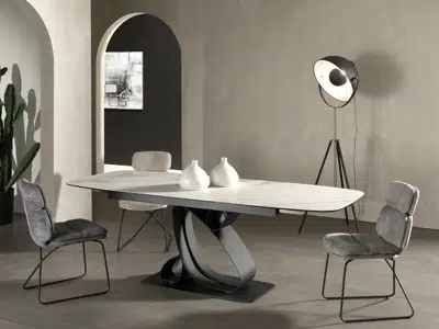 Table de séjour céramique extensible