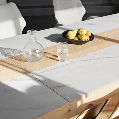 Table extensible céramique