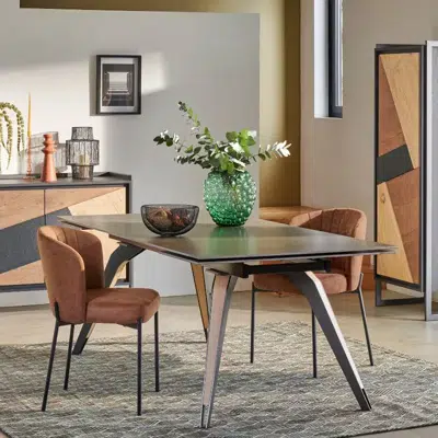 Table rectangulaire extensible