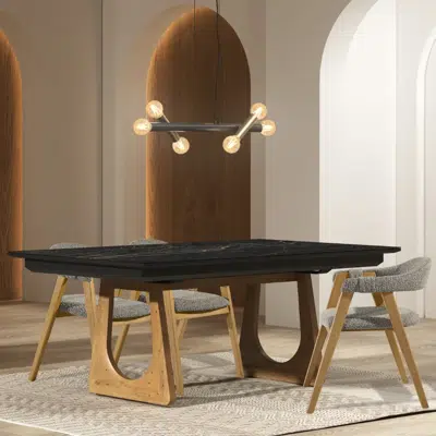 Table de repas extensible