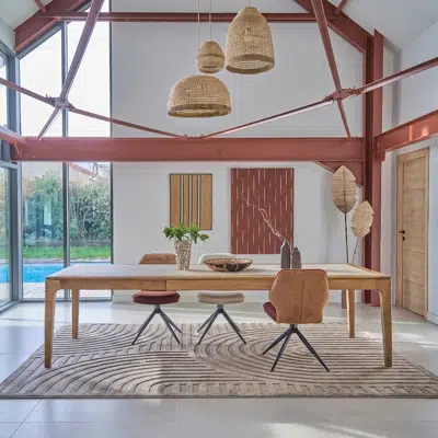 Table de repas extensible