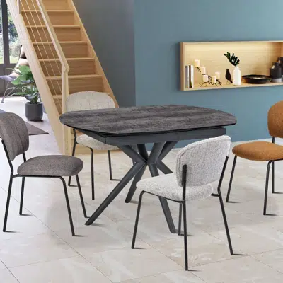 Table ovale extensible