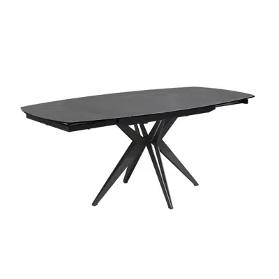 Table ovale extensible