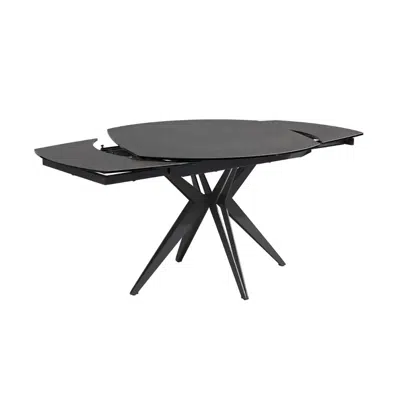 Table ovale extensible