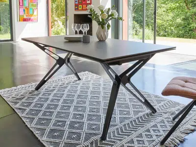 Table de séjour en céramique pleine masse