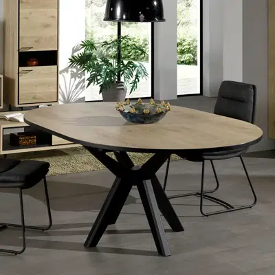 Table de repas ronde extensible