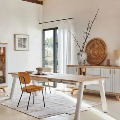 Table de repas extensible