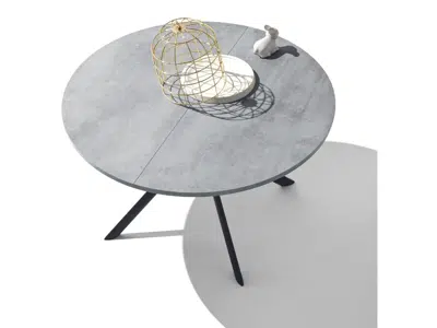 Table ronde extensible